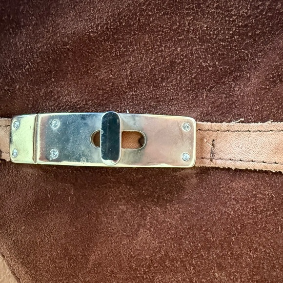 Vintage Italian Leather & Suede Riding Boots Women’s 39 Brown Equestrian Tall - Picture 2 of 14